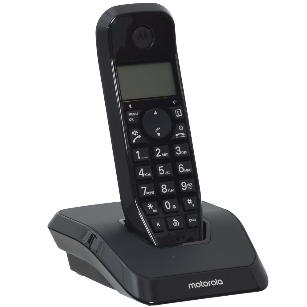 MOTOROLA Telsiz (DECT) Kablosuz Ev ve Ofis Telefonu S-1201B