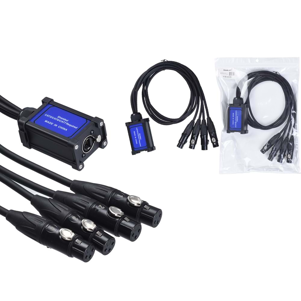 S.WIELER Cat-6 4 x Xlr Dişi Exender SCTX-4F