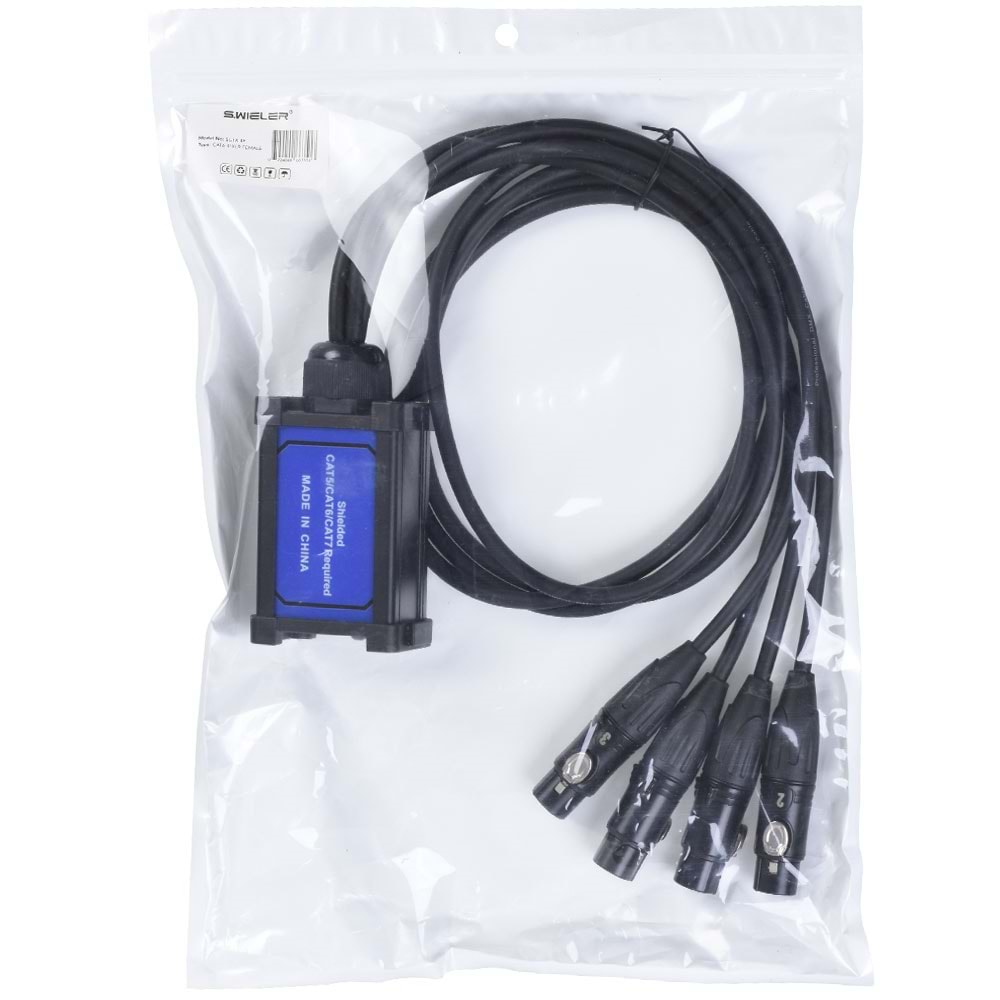 S.WIELER Cat-6 4 x Xlr Dişi Exender SCTX-4F