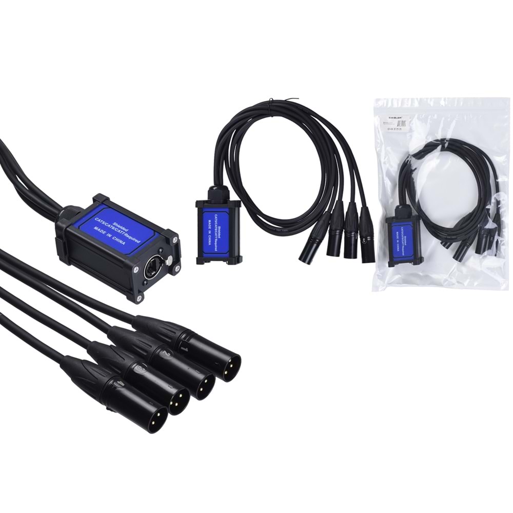 S.WIELER Cat-6 4 x Xlr Erkek Exender SCTX-4M