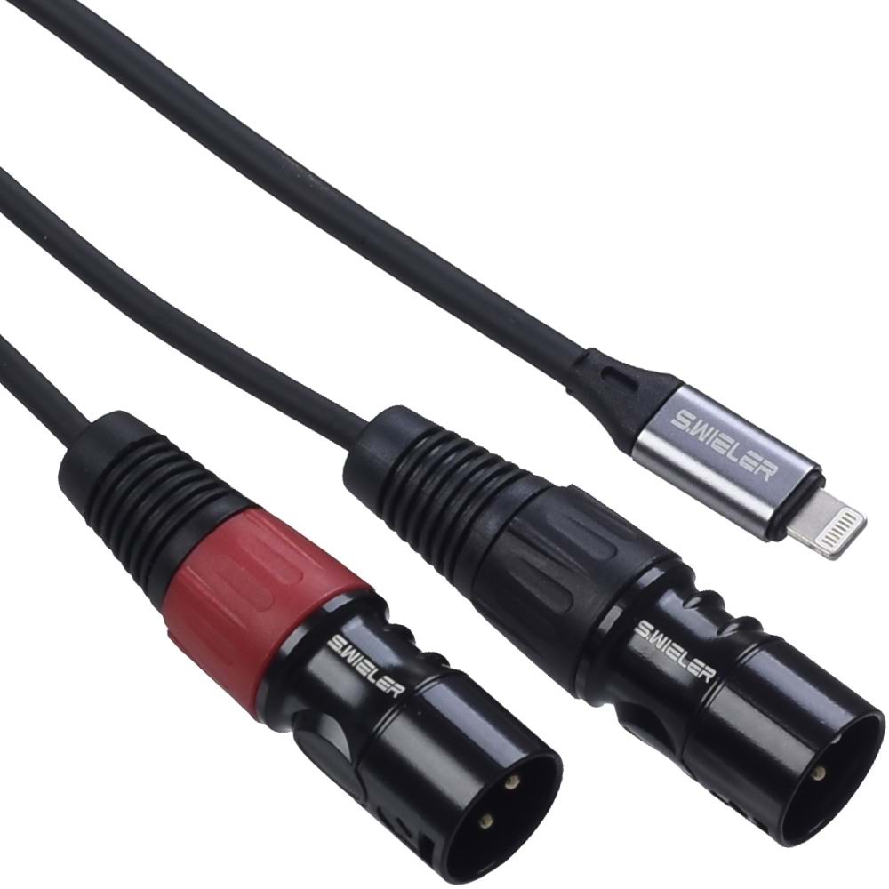 S.WIELER İphone - 2 x Xlr 2 Metre Erkek Kablo Sİ2X-2M