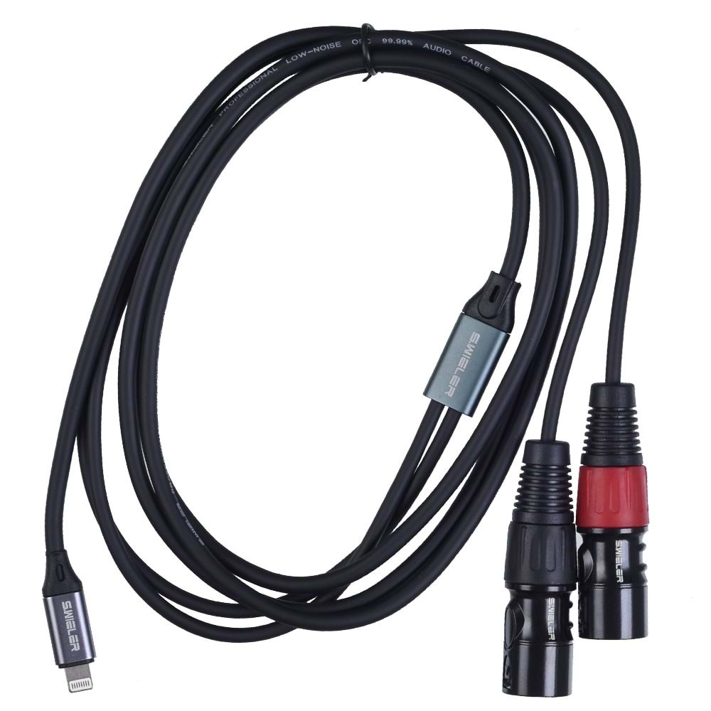 S.WIELER İphone - 2 x Xlr 2 Metre Erkek Kablo Sİ2X-2M