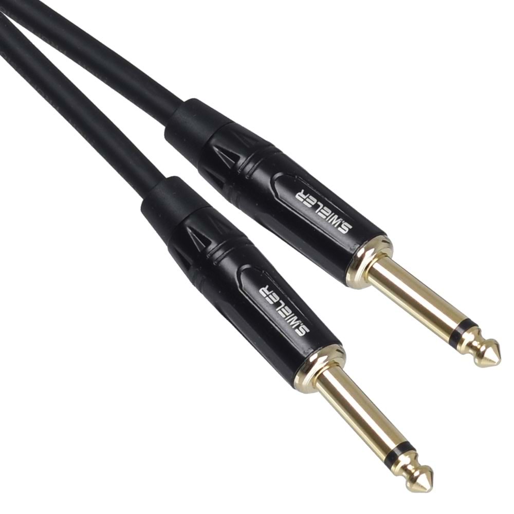 S.WIELER 6.3 mm Mono - 6.3 mm 5 Metre Mono Kablo SMM-5M