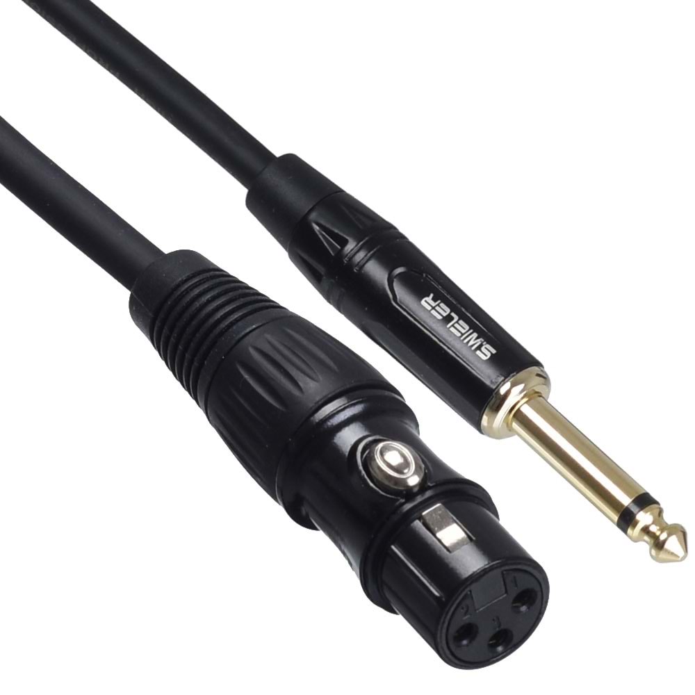 S.WIELER 6.3 mm Mono - Xlr 5 Metre Dişi Kablo SMX-5M
