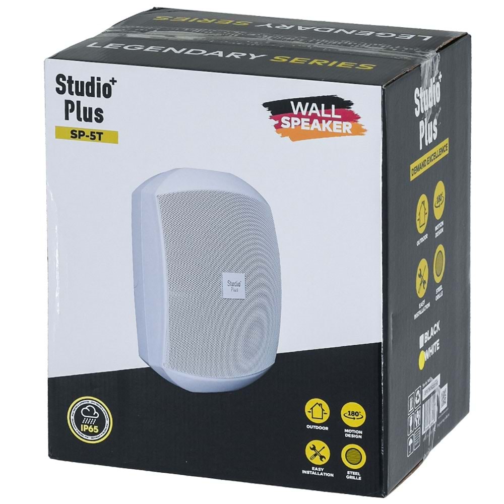 STUDIOPLUS 150W 13 Cm 100V Ip 66 Beyaz Sütun Hoparlör SP-5 TB