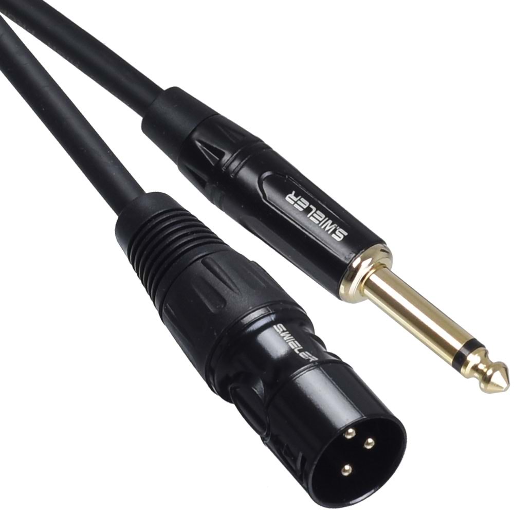 S.WIELER Xlr Erkek - 6.3 mm 5 Metre Mono Kablo SXM-5M