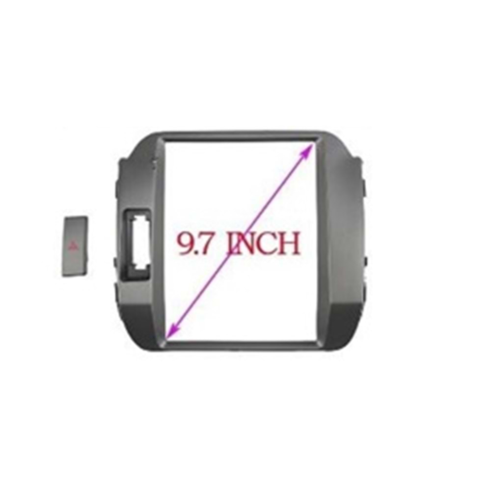 FOR-X 9.7” Kia Sportage Low 2011-2016 Siyah Renk Oem Çerçeve Canbus Var TAC-336