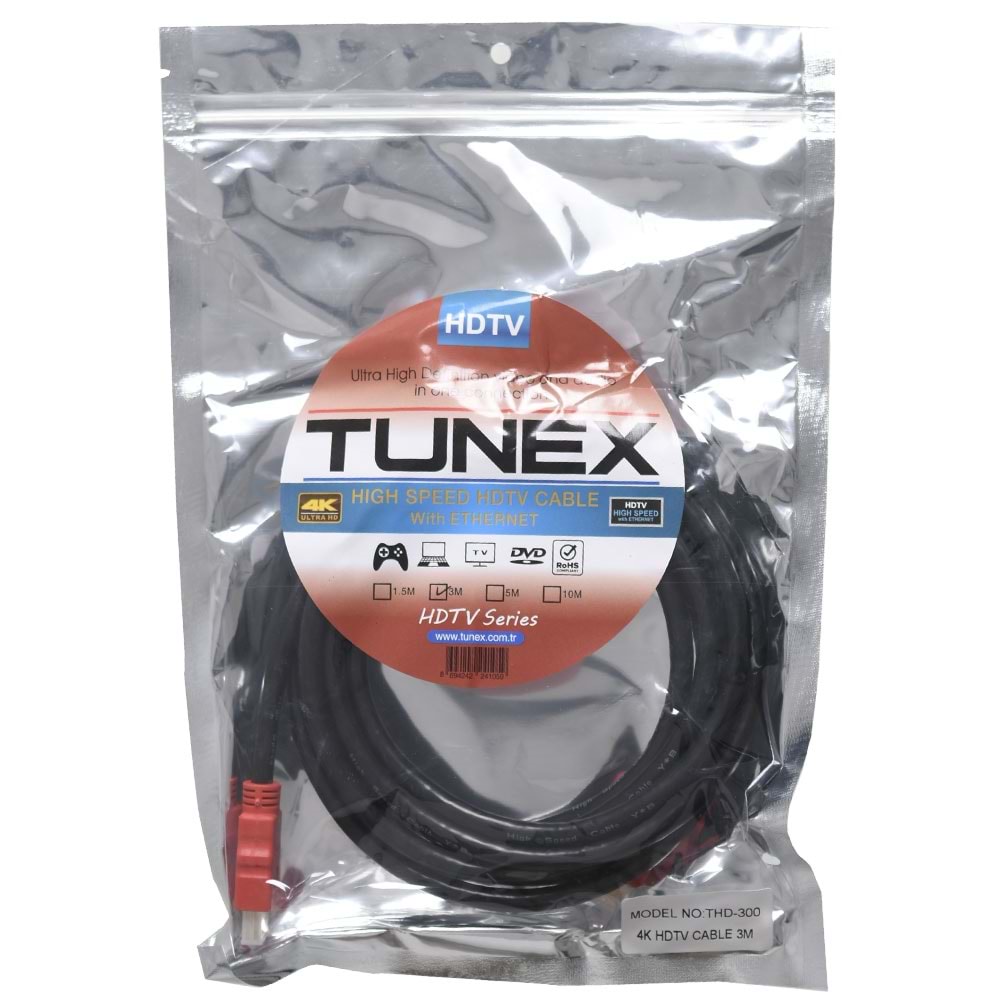 TUNEX 3 Mt HDMI Kablo THD-300