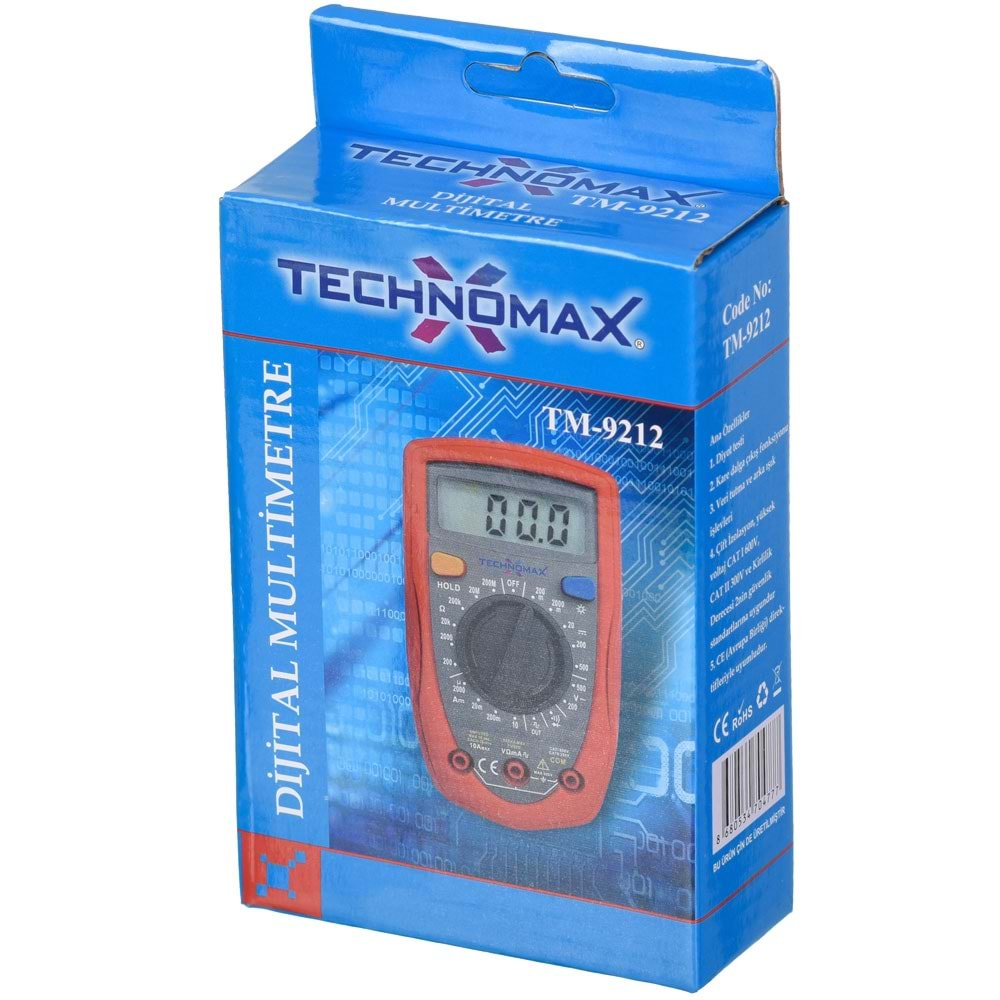 TECHNOMAX Digital Ölçü Aleti TM-9212