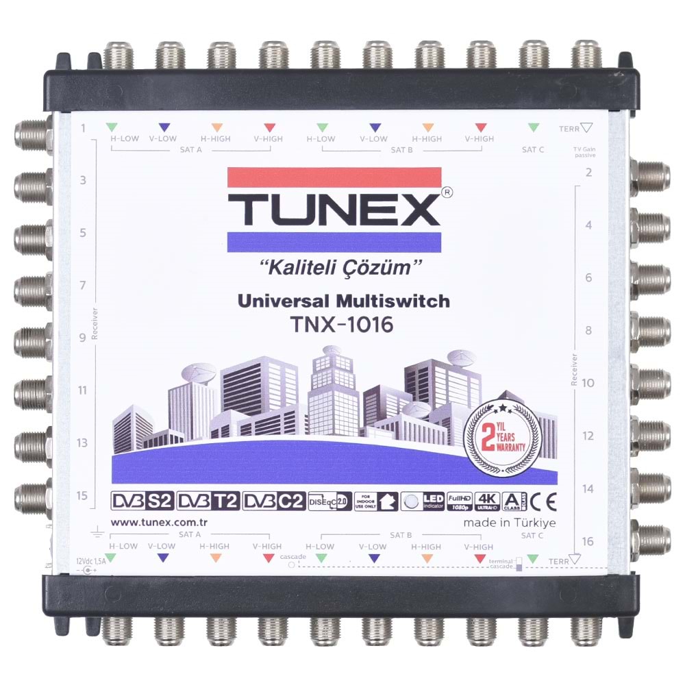 TUNEX 10-16 Multiswich (Santral) TNX-1016 P