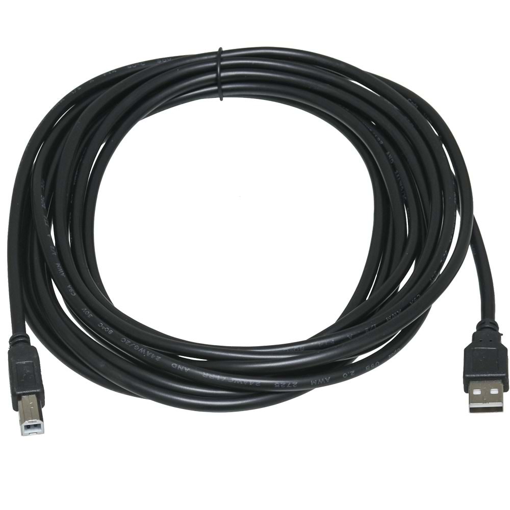 TUNEX USB 2.0 5 Metre Usb Yazıcı Kablosu TNX-3500-5