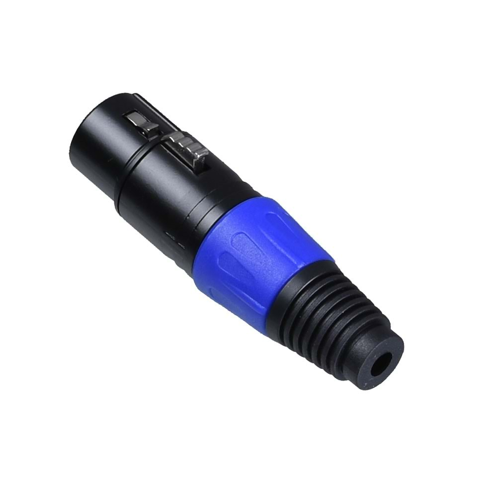 TUNEX Blue Metal Xlr Canon Dişi Jak TNX-4814-E BL