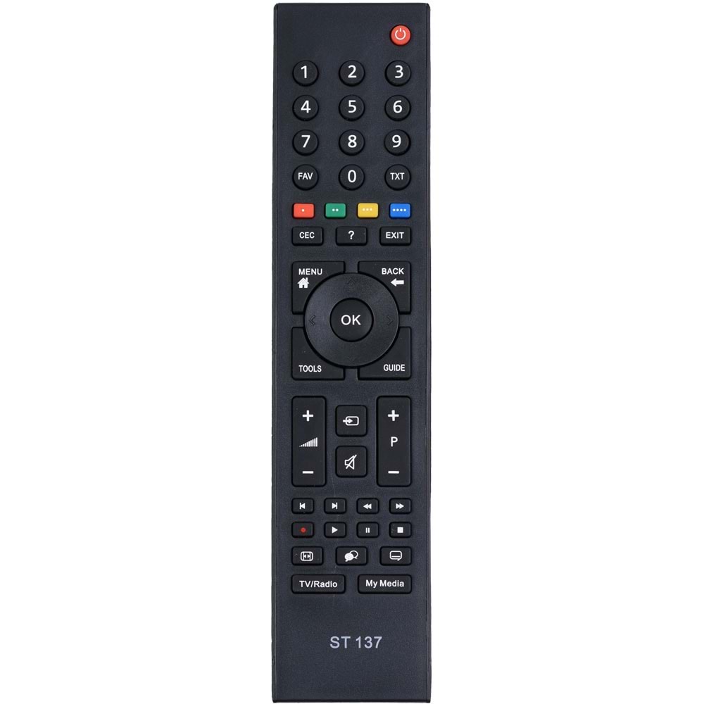 Lcd Arcelık - Grundıg Media Tuslu -Tv Radio Kumanda (Kk-0179 Mapp-1117 St-137) TNX-T-1021