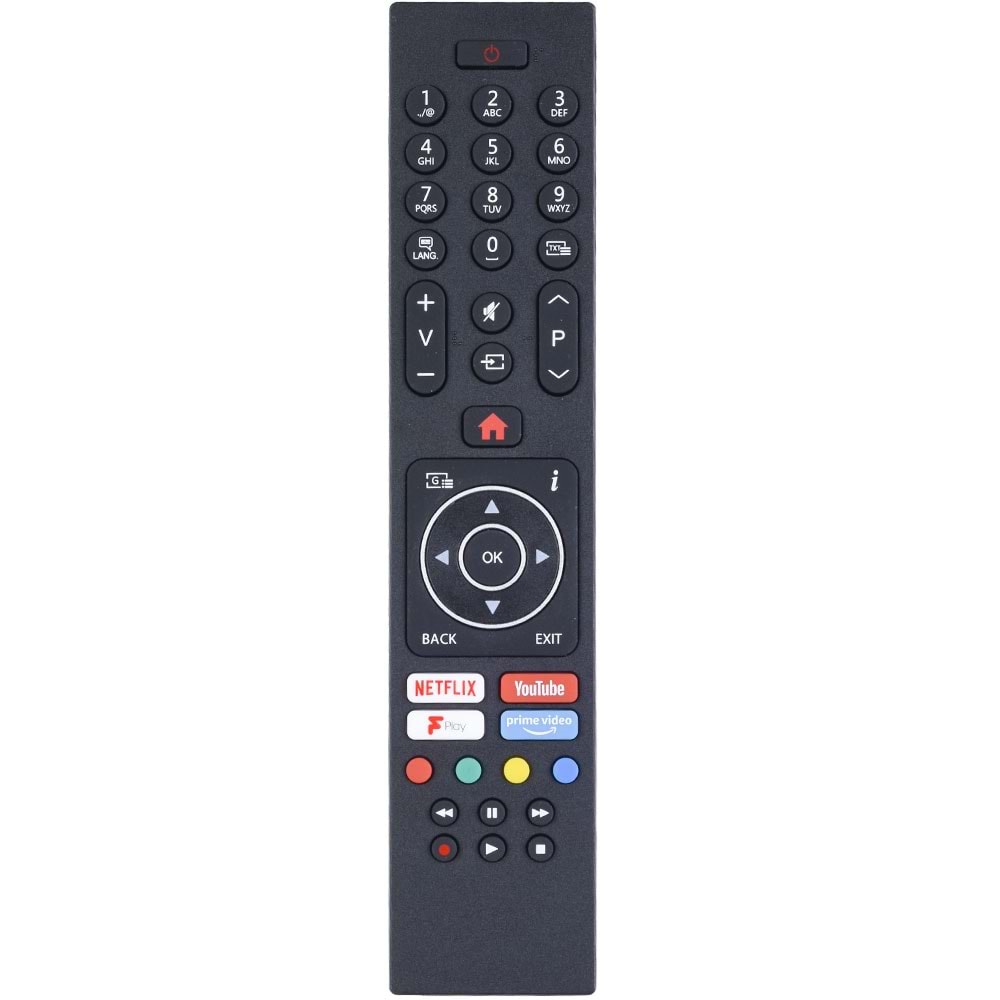 TUNEX Vestel Netflix Youtube Play Prime Video Tuşlu Led Tv Kumanda TR-210