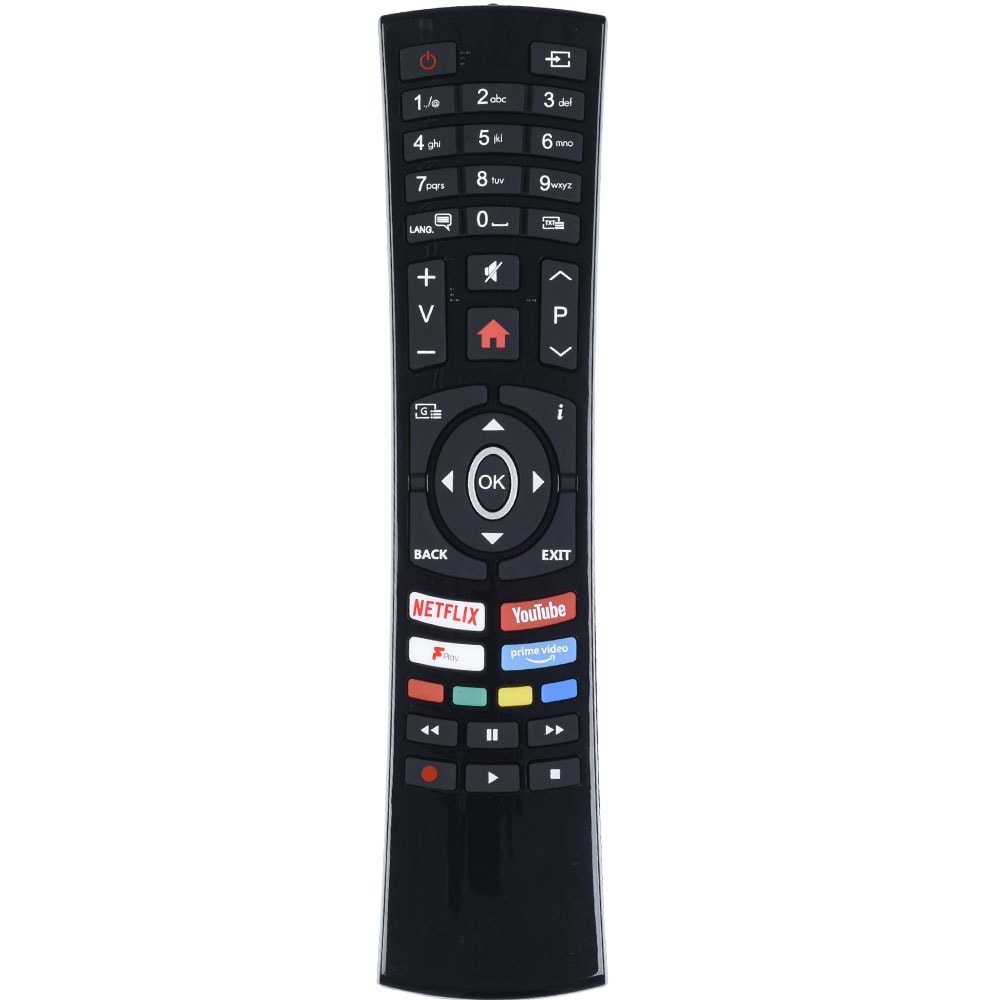 TUNEX Vestel Netflix Youtube Prime Video Tuşlu Led Tv Kumanda TR-215