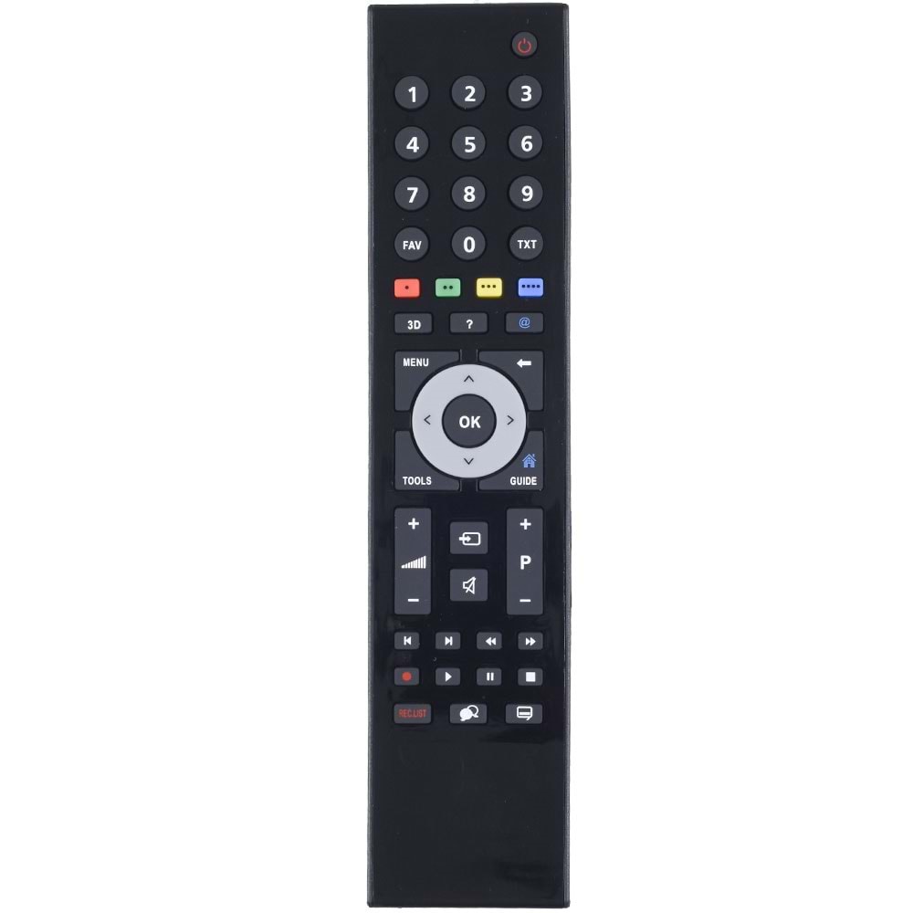 TUNEX Arçelik Beko Gri Göbek 3D ? @ Tuşlu Led Tv Kumanda TR-303