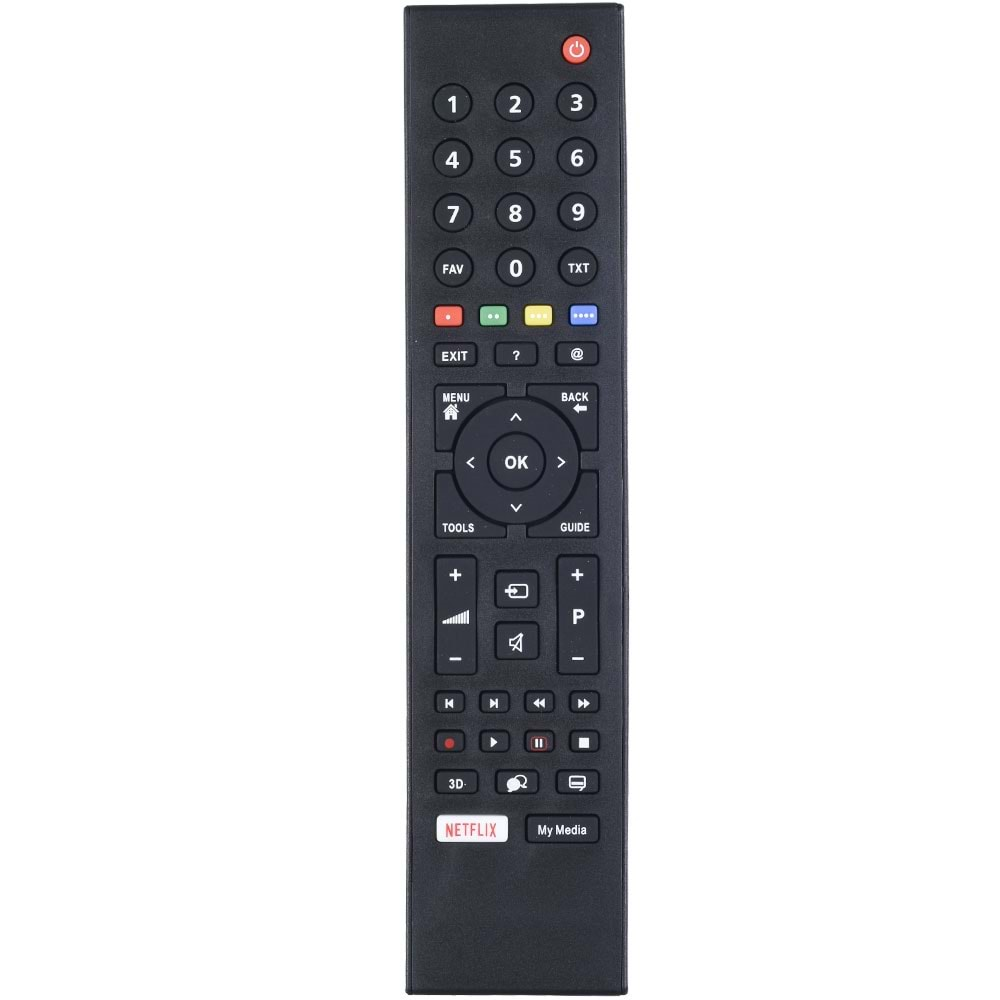 TUNEX Arçelik-Beko Netflix - My Media Tuşlu Led Tv Kumanda TR-304