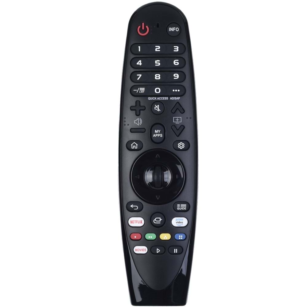TUNEX Lg Netflix Prime Video Movies Tuşlu Sihirli Kumanda Ses Komutusuz TR-507