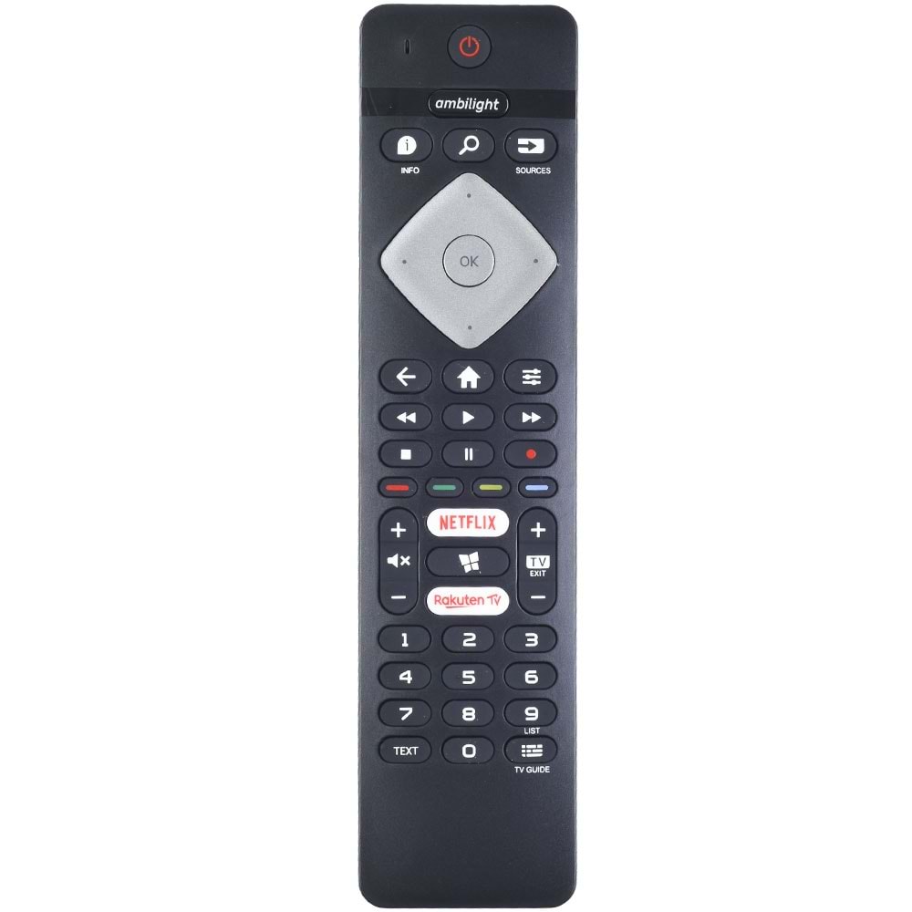 TUNEX Philips Ambılıght Netflix Rakuten Tuşlu Led Tv Kumanda TR-603