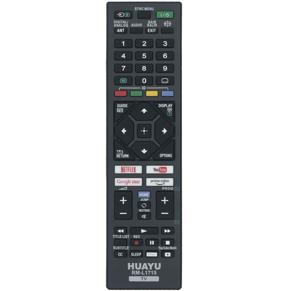 TUNEX Sony RM-L1715 Üniversal Tv Kumandası TR-703