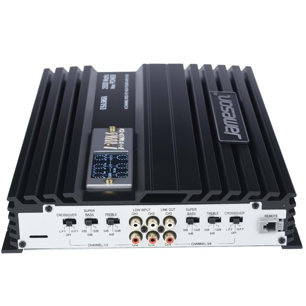 JAMESON 2500W 4 Kanal Oto Amfi USA-505A
