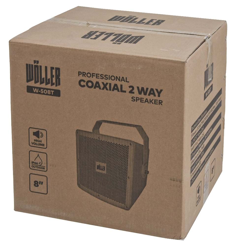 WÖLLER 8 İnch 300W 100V Ip-66 Horn Hoparlör W-508T