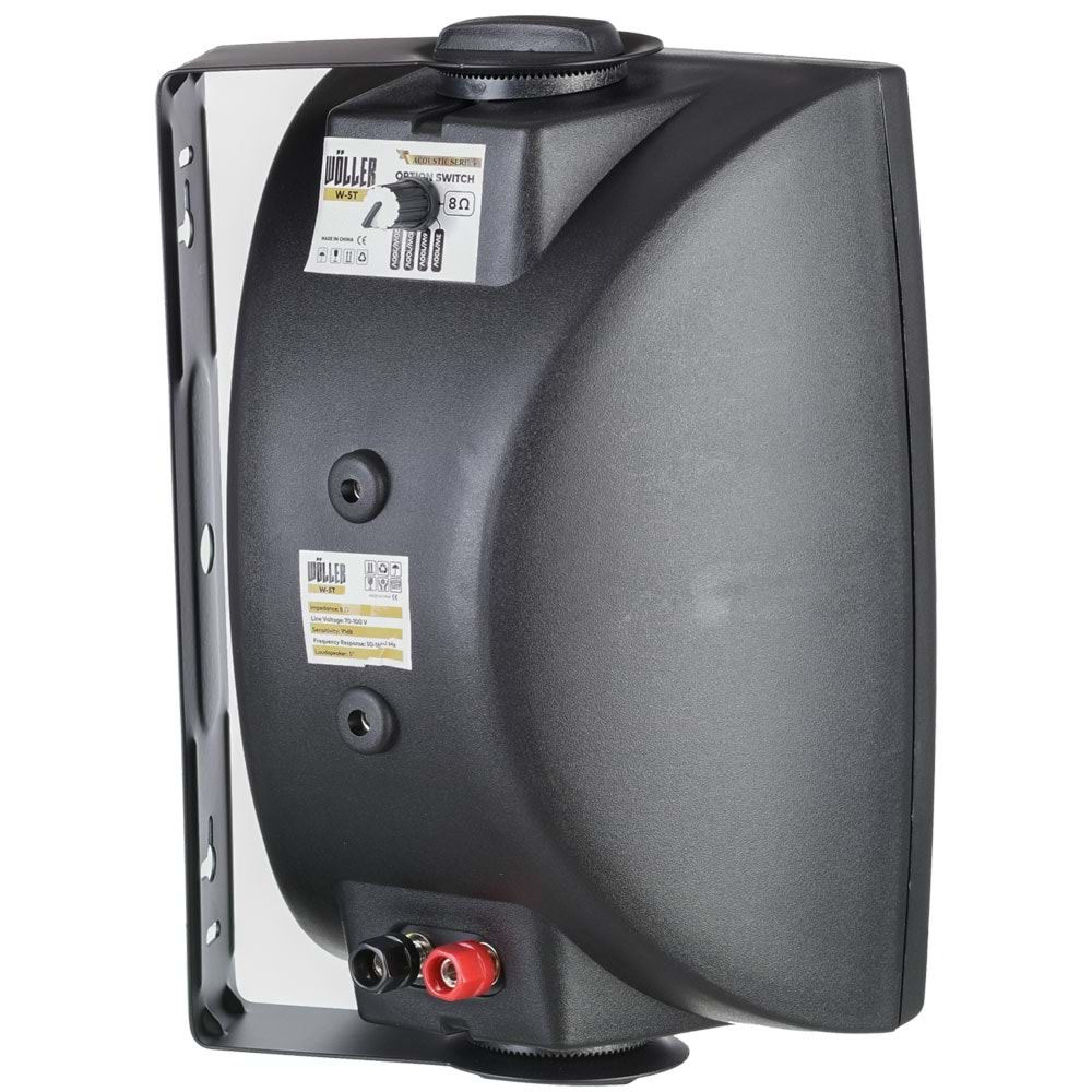 WÖLLER W-5 TS 150W 13 Cm 100V Siyah Sütun Hoparlörü 2 ADET W-5 TS