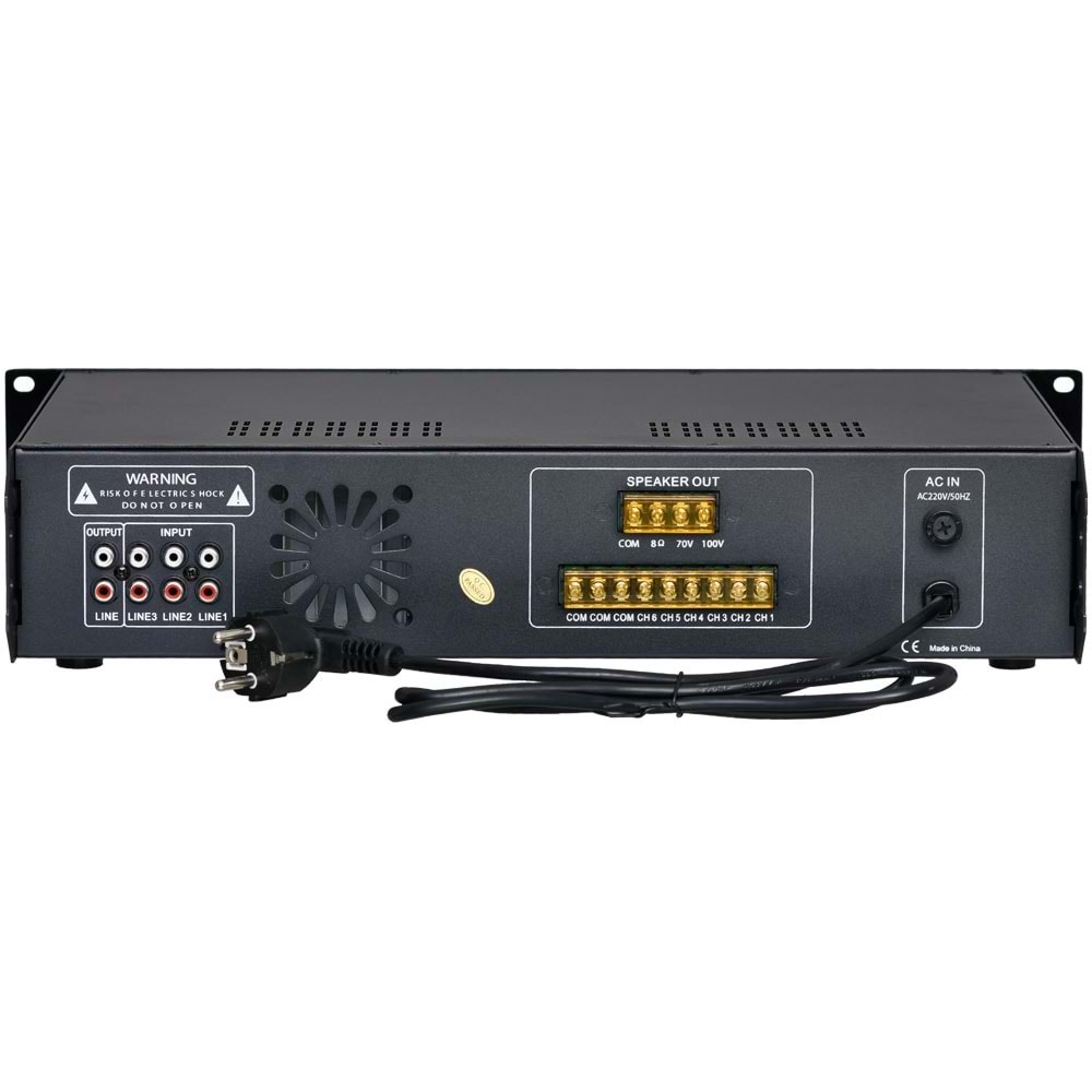 WÖLLER 150W 100V 6 Bölge Kontrollü Amfi W-6150