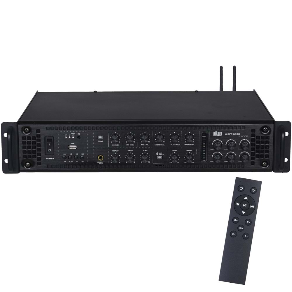 WÖLLER 800W 100V 6 Bölgeli App Kontrollü Amfi WAPP-6800