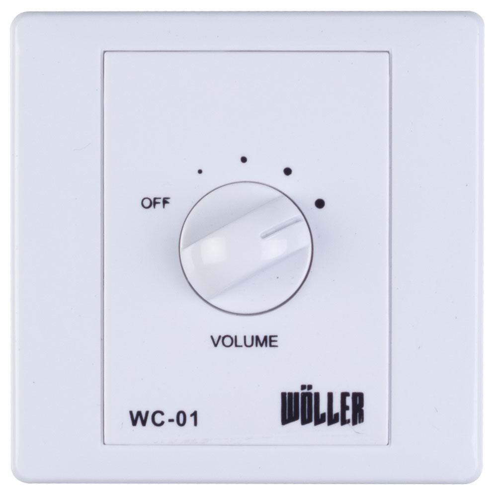 WÖLLER Sıva Altı Duvar Tipi Ses Kontrol Ünitesi WC-01