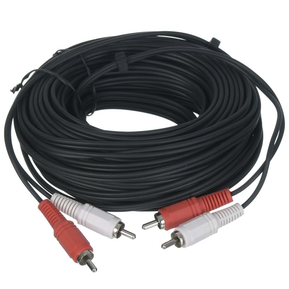 TUNEX 2Rca Erkek 2Rca Erkek 15 Mt Kablo WM-1097-15