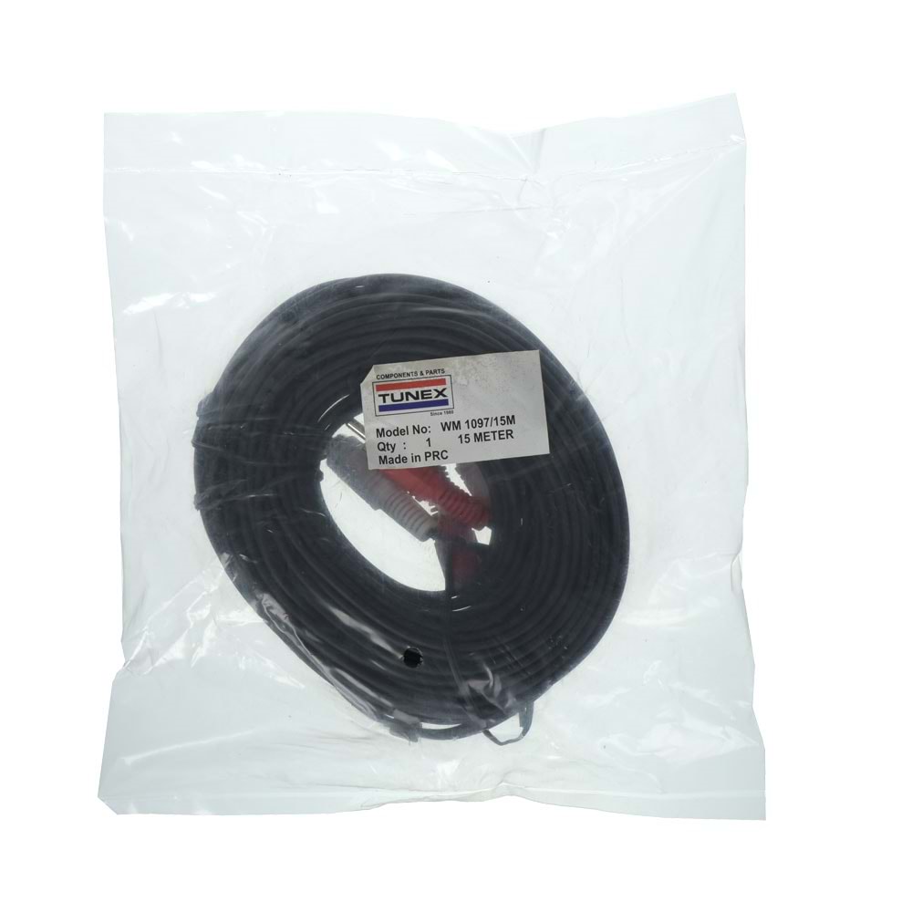 TUNEX 2Rca Erkek 2Rca Erkek 15 Mt Kablo WM-1097-15