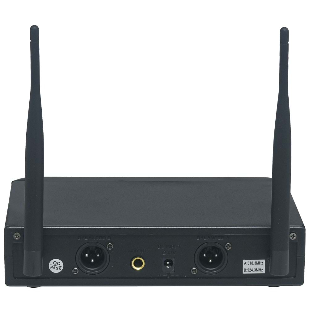 WERTEX Uhf 2 El Kablosuz Mikrofon WMY-692 EE