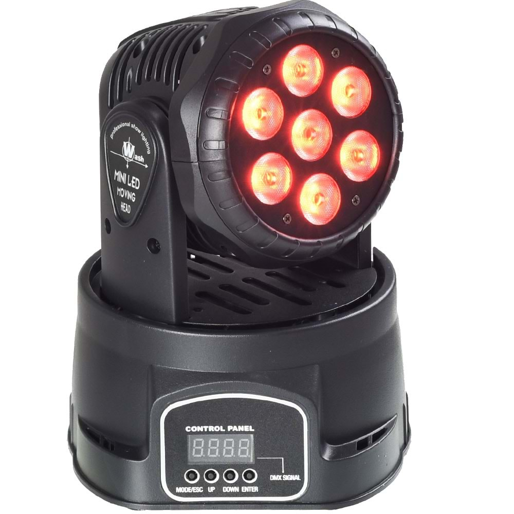 WİEDER 7X10W Rgb Dmx Shakıng Head Işık WR-130