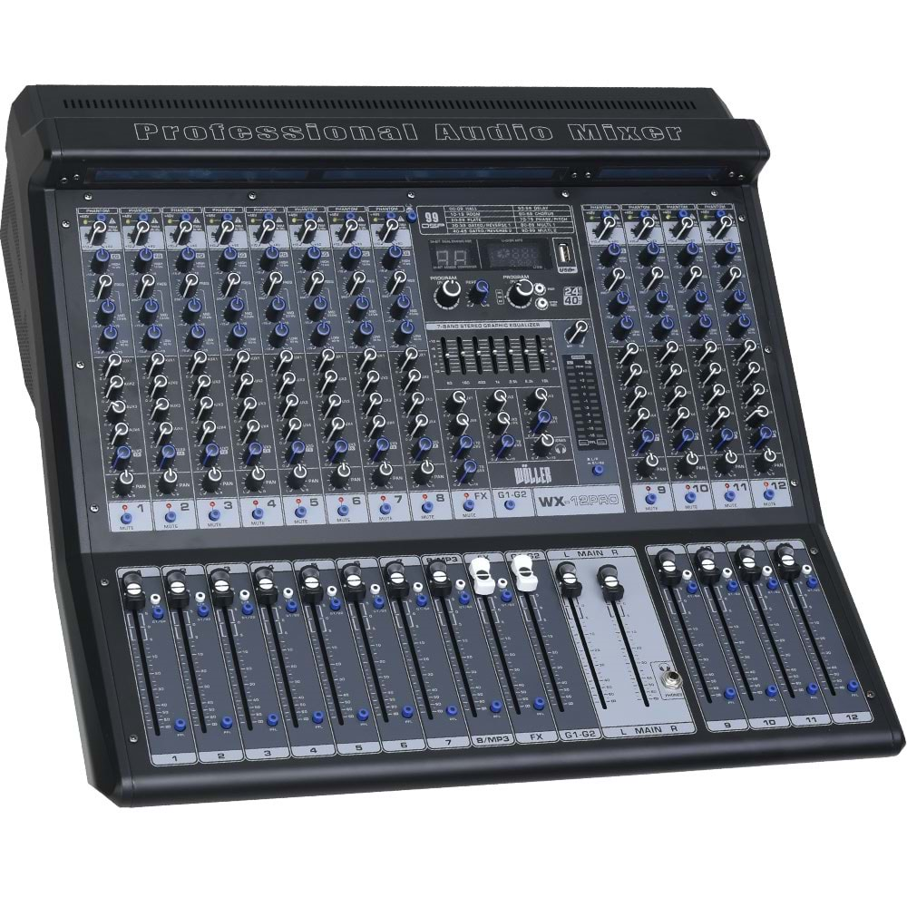 WÖLLER 12 Kanal Deck Mixer WX-12 PRO