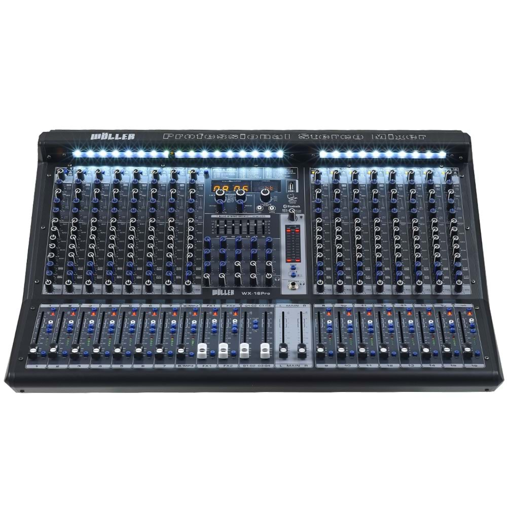 WÖLLER 16 Kanal Deck Mixer WX-16 PRO