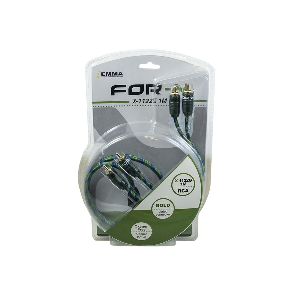 FOR-X 2 Rca ERKek 2 Rca ERKek 1 Mt Kablo X-1122 G-1
