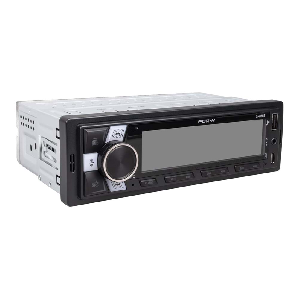 FOR-X Bluetooth ve USB Girişli Radyo Oto Teyp X-406 BT