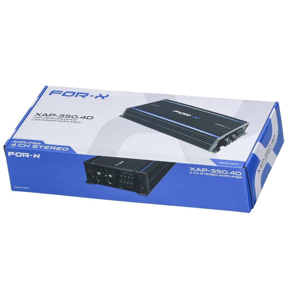 FOR-X 4 Kanal 4X350W D Clas Oto Amfi XAP-350,4 D