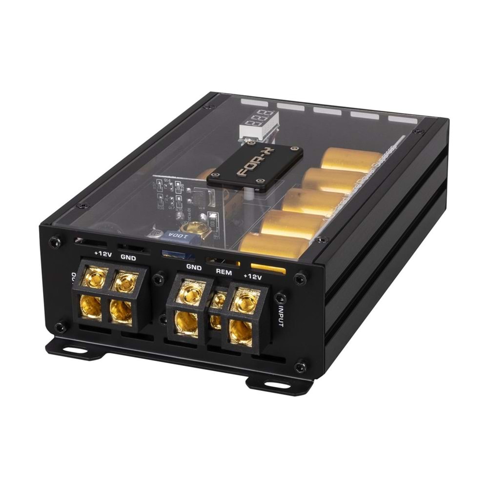 FOR-X Yüksek Performanslı Araç Ses Sistemi 10 Farad Kapasitör XCAP-10F