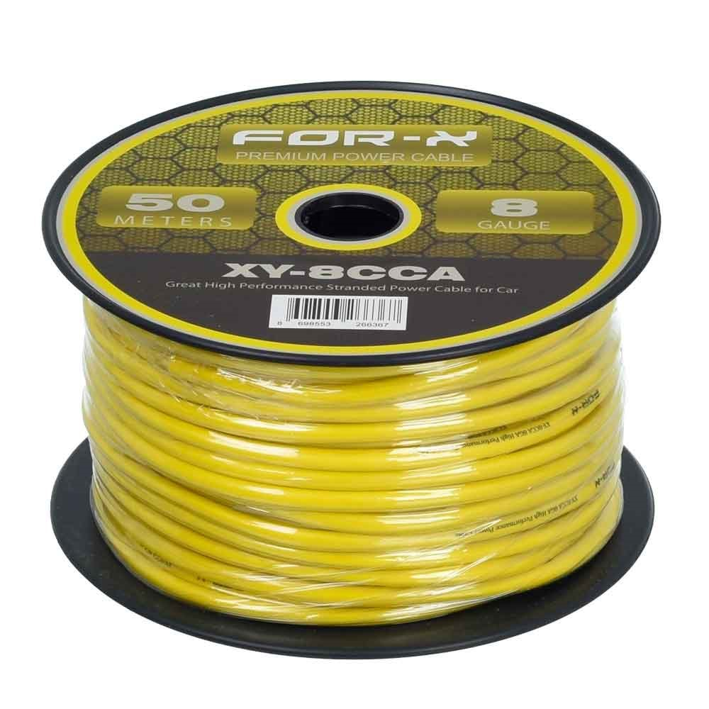 FOR-X 8 GA CCA Power Kablo 50 mt lik Top XY-8 CCA