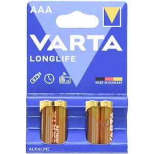 VARTA AAA Longlıfe Alkalin İnce Kalem Pil 4 Lü Blister 4103101414