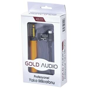 GOLD AUDİO Profesyonel Kablolu Yaka Mikrofonu ACS-777