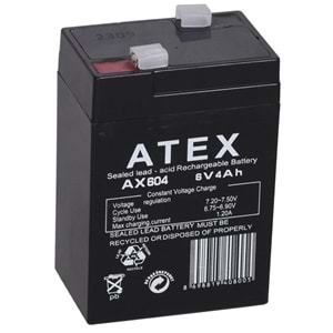 ATEX 6V 4A Kuru Tip Akü AX-604