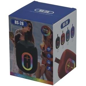 JRL Usb Bluetooth lu Şarjlı Işıklı FM Müzik Kutusu BS-28