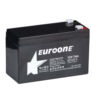 EUROONE 12V 7A 1,7 Kg Kuru Tip Akü Eo-127