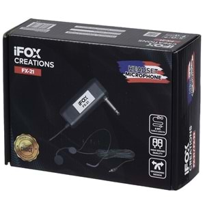 İFOX Kablolu Headset Mikrofon FX-23