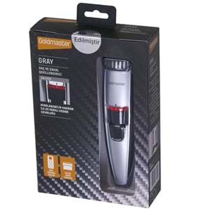 GOLDMASTER Gray Saç Sakal Traş Makinesi GM-8158