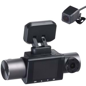 TWOGO 2'' Ekranlı 3 Kameralı GPs Li Dvr GO-XRAY3