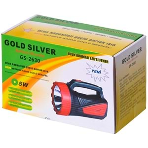 GOLD SILVER 5W Ledli El Feneri GS-2630